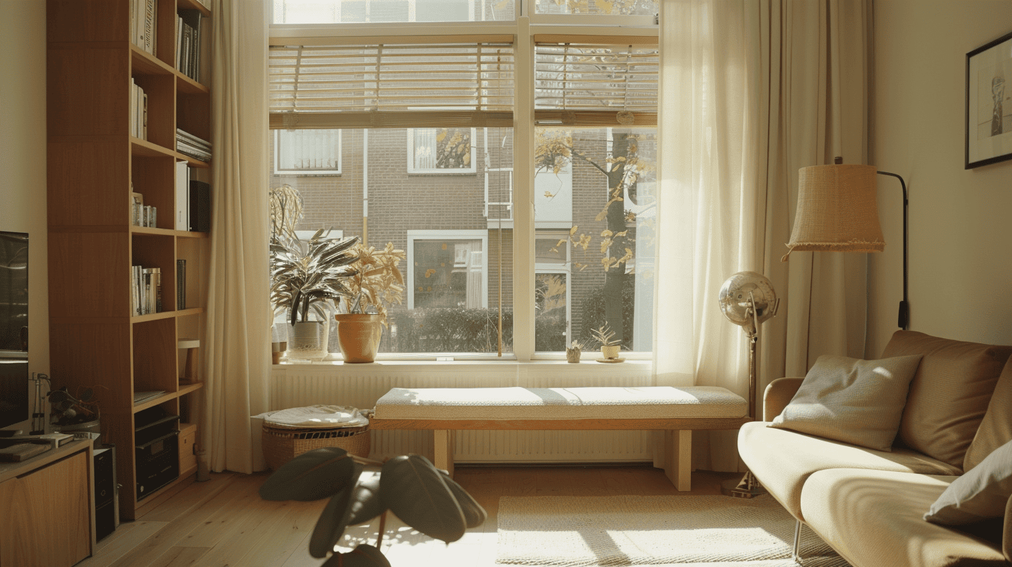 ruimtebesparende woonkamer